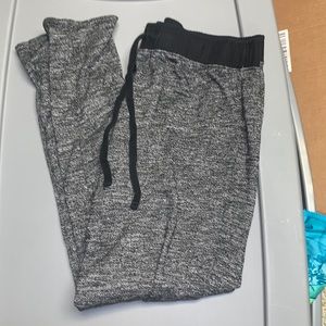 - Black heather looking joggers